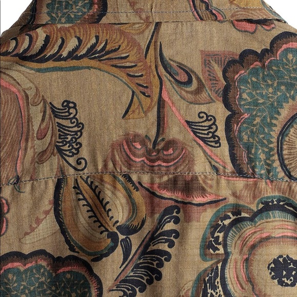 BRAND NEW MENS SHORT SLEEVE BOHEMIAN PRINT SUMMER SHIRT NWT - Picture 6 of 7